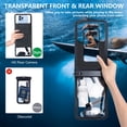 thumbnail image 2 of TJS [2 Pack] Up to 10.5" Double Space Large Waterproof Phone Pouch Bag with Lanyard, IPX8 Waterproof Cellphone Dry Bag Case for iPhone 15 Pro Max, 2 of 7