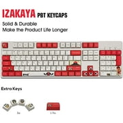 لوحات المفاتيح اليابانية ، XDA Profile Keycap مخصص للوحات المفاتيح الميكانيكية ، مجموعة مفاتيح كاملة 109 مع ساحبة مفاتيح (Izakaya Keycaps)