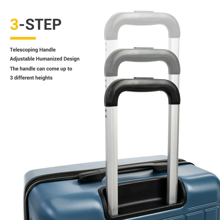 Tripcomp 6 Piece Hardside Luggage Sets Spinner Wheels with TSA