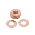 thumbnail image 1 of Unique Bargains 10pcs 9mm Inner Dia Car Copper Washers Flat Sealing Gaskets Rings, 1 of 3