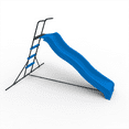 thumbnail image 3 of 2.2M Toddler Slide,  Sturdy Plastic Slides with Stairs, Slide for Toddler for Indoor Outdoor Backyard, Blue, 3 of 7