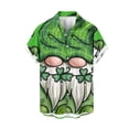 thumbnail image 2 of Camisas hawaianas para hombres y mujeres Camisas con estampado de coco para hombres Camisas casuales de manga corta con solapa de un solo pecho Blusas grandes 5XL, 2 of 5