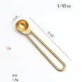 thumbnail image 2 of unbranded 5Pcs Golden Stainless Steel Measuring Spoons Set Sturdy and Accurate for Baking, 2 of 8