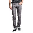 thumbnail image 3 of Victorious Men's Skinny Slim Fit Stretch Raw Denim Jeans - Multiple Colors & Sizes, 3 of 6