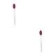 thumbnail image 1 of Vogacara Cepillo para puntos negros en la nariz Cepillo para la nariz de silicona Herramienta exfoliante facial de doble cara elástica, Púrpura Violeta 2piezas Vogacara CBP165468, 1 of 6