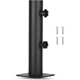 thumbnail image 1 of Base de Parasol Carrée en Acier Robuste avec Bouton Réglable, Support de Parasol pour Patio, Quais, Tables de Pique-Nique, 1 of 5