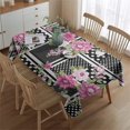 thumbnail image 2 of Pioneer Flower Floral Print Pattern Rectangle Tablecloth 60"x84",Waterproof Polyester Rectangle Table Cloth, Wipeable Spillproof Polyester Tablecloth for Dining, Camping, Indoor and Outdoor, 2 of 5