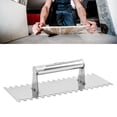 thumbnail image 6 of oshhnii Drywall Trowel Steel Comb Trowel Putty Tile Flooring Trowel for Floor Tiling 28cm, 6 of 9