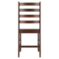 thumbnail image 4 of Winsome Hamilton Ladder- Back Dining Chairs, 2-Pc Set, Walnut Finish, 4 of 7