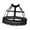 black, variant on Women 2 Hoops Pannier Petticoat Hollow Out Birdcage Skirt Wedding Bridal Ruffles Wide Waistband Crinoline Slip Underskirt black