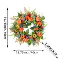 thumbnail image 2 of Elegant Floral Front Door Wreath for Seasonal Home and Festive Celebrations with Durable Design, 2 of 5