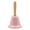 Pink, variant on Gnwei Hand Call Bells Loud Hand Bells Metal Signal Ringing Bell Christmas Santa Bells with Handle for Service Dinner School Classroom Game Pets Wedding Party Animals