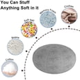 thumbnail image 6 of Ambitelligence&nbsp;Large Bean Bag Chair Cover, Plush Bean Bags Chairs Cover Only Without Filler Included, Beanbag Chairs for Adults, Teens, Kids, Snow Blue 6FT, 6 of 7