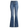 thumbnail image 5 of Sofia Jeans Women's Melisa Flare High Rise Button Fly Side Panel Jeans, 5 of 7