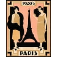 thumbnail image 2 of Warren, Annie 20x24 White Modern Wood Framed Museum Art Print Titled - 1920s Paris I, 2 of 4