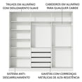 thumbnail image 5 of Ropero Closet Madesa Royale 3 Puertas 2 Espejo Blanco, 5 of 5