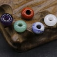 thumbnail image 5 of HOOUN 5mm Large Hole Loose Rondelle European Beads for Bracelet Jewelry Making Charms-Blue Sandstone-Only 1PC (Random Pick), 5 of 9