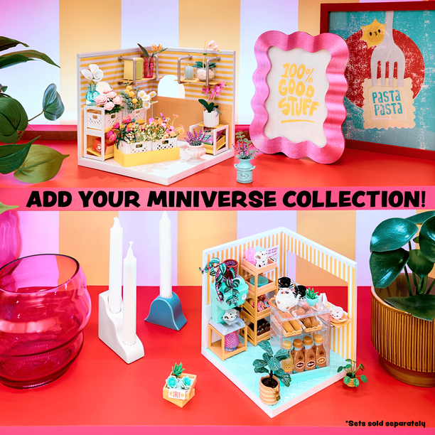 MGA's Miniverse, Spaces Starter Pack, Ice Cream Theme, DIY Resin Play