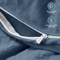 thumbnail image 6 of Bare Home Washed Duvet Cover Set - Ultra-Soft - Premium 1800 Collection - 3 Piece - Queen, Bering Sea, 6 of 9