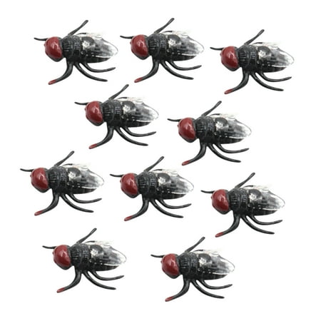 Education Toys Plastic Flies Fake Fly Bugs Fake Plastic Insect Fly ...