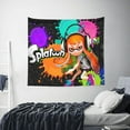 thumbnail image 6 of Splatoon Wall Tapestry Cartoon Poster Wall Hanging Tapestry for College Dorm Living Room Bedroom Decoration 59x59 Inch, 6 of 7