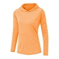 thumbnail image 5 of ZJXFGS Long Sleeve Athletic Shirts for Women Sunshirts for Women Women'S Autumn Running Tops Dry Fit Long Sleeve Shirts for Women Orange 2XL, 5 of 6