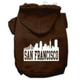 thumbnail image 6 of Pet Dog  Cat Hoodie Screen Printed, "San Francisco Skyline", 6 of 10