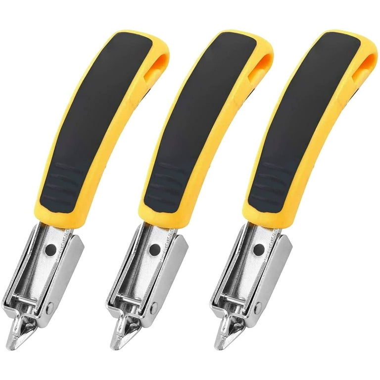 Staple Remover Staple Puller, Upholstery Tool Heavy Duty Staple Remover for  Office Tack Lifter Puller Office Claw Tools 3 Pack 