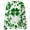 B#Green, variant on Womens St Patricks Day Shirt Dog Paw Print Long Sleeve Shirt Shamrock Crewneck Sweatshirt Irish Green Top Casual Loose Pullover