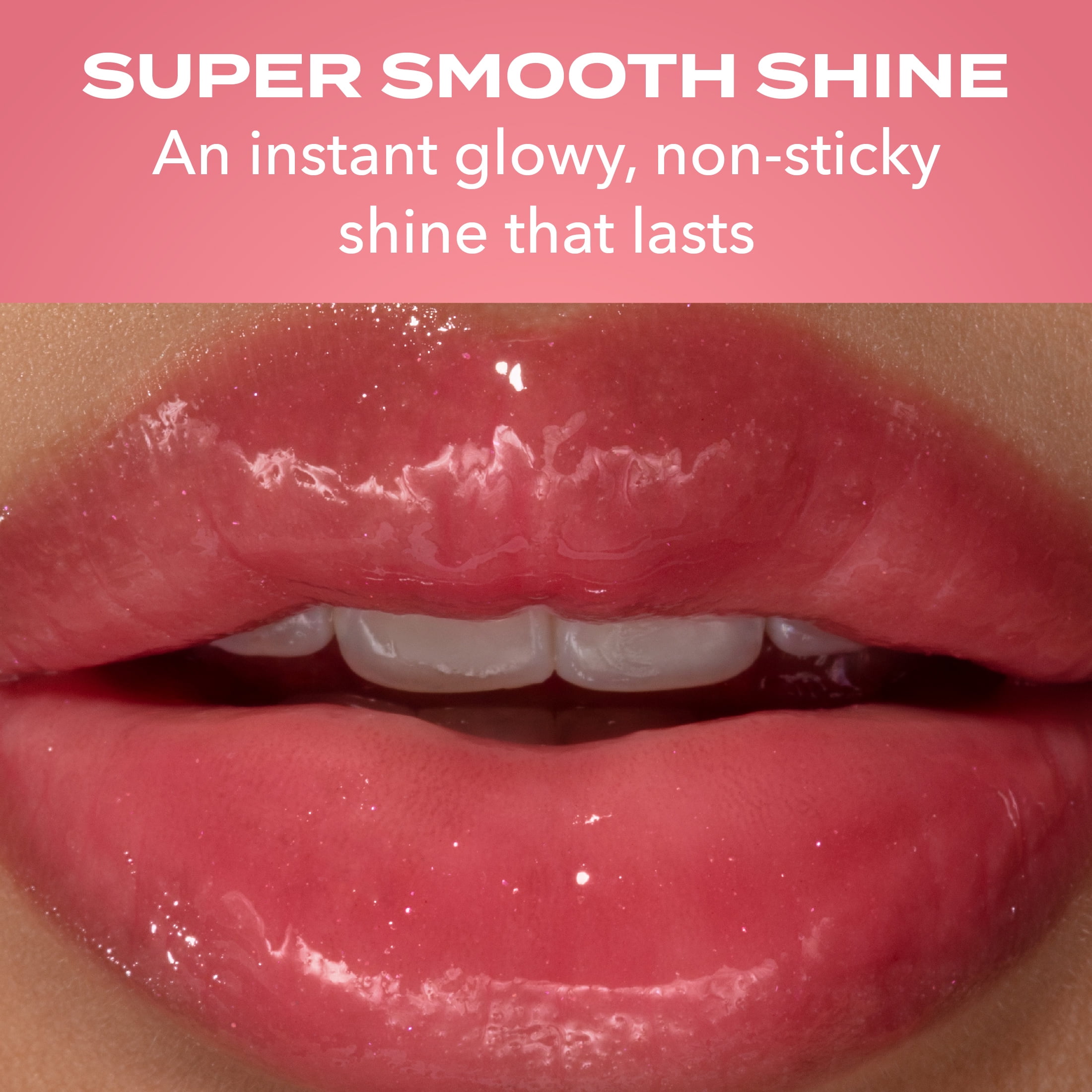 Hard Candy Lip Butter Glowy Balm, Pêche fouettée, teinte rose pêche transparente, brillance, hydratation