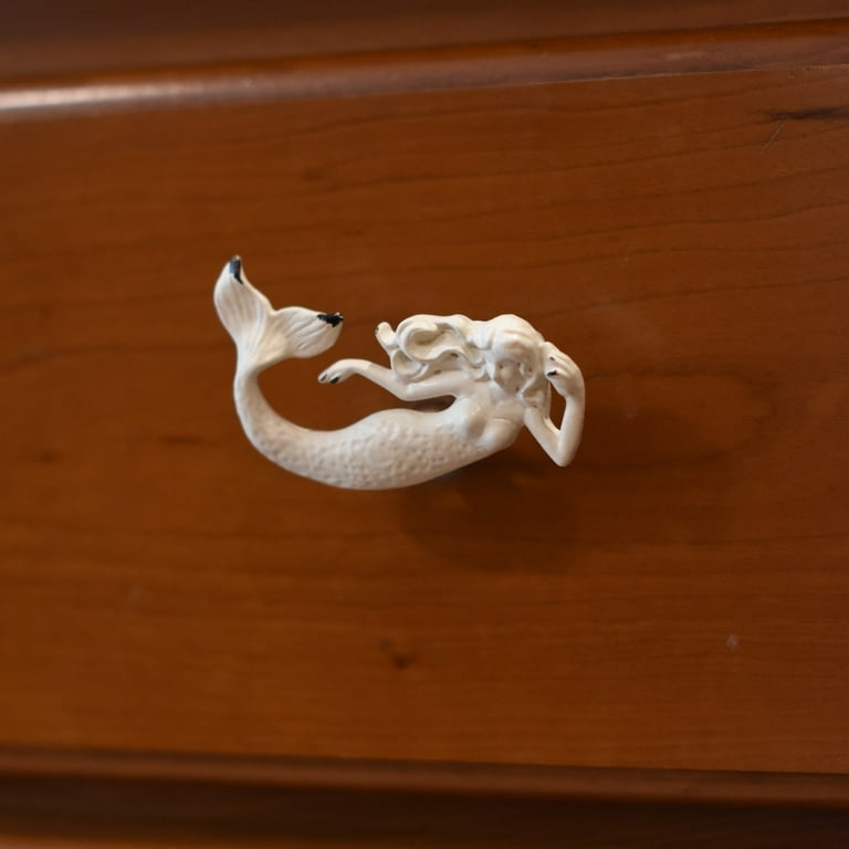 Mermaid Dresser Pull Knob Kitchen Cabinet Hardware Coastal Beach Home Decor Mermaid Dresser Pull Knob Kitchen Cabinet Hardware Coastal Beach Home Decor