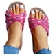 thumbnail image 4 of Pantuflas de mujer Hombres Casa Verano Correa cruzada Damas Zapatos casuales Zapatillas de lino Wmkox8yii ytu10908, 4 of 7