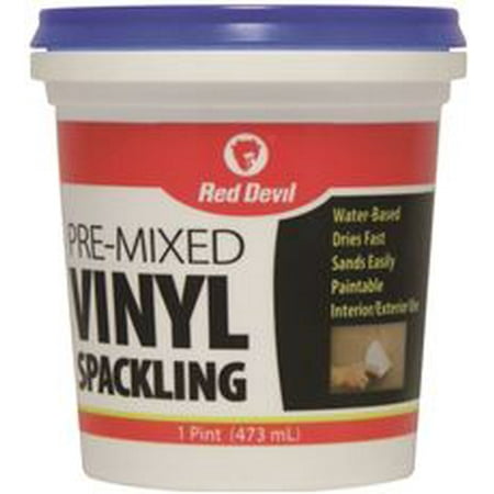 PRE-MIXED VINYL SPACKLING COMPOUND, 1 PINT