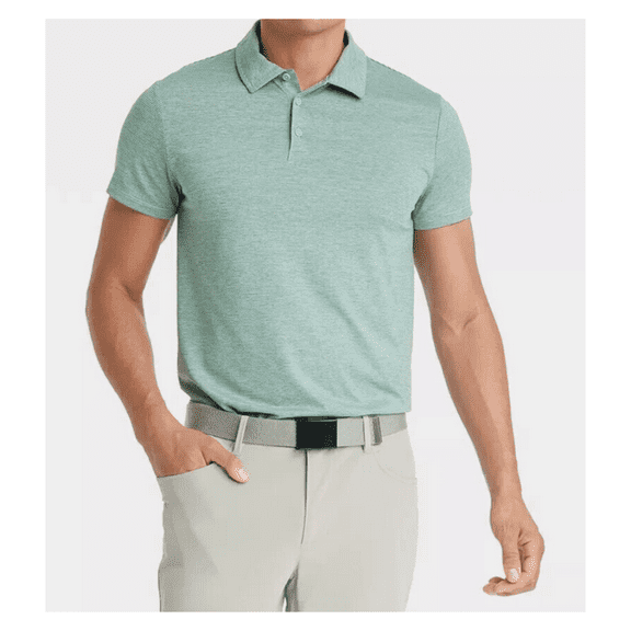 Walter Hagen Performance 11 Classic Stripe Polo T-shirt, Forest Pine, S