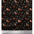 thumbnail image 1 of Soimoi Cotton Duck Fabric Floral,Deer & Fox Kids Print Sewing Fabric Yard 42 Inch Wide, 1 of 1