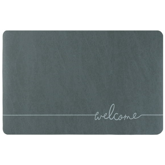 Navy Blue Welcome 20" x 32"