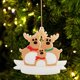 thumbnail image 3 of Adornos Colgantes Para Árbol De Navidad 2021 Con Cordón Fawn Family 2-6 Personas Diy Nombre Bendición Colgante Regalo Para Amigos O Familiares Vogacara AP006895-01, 3 of 6