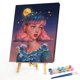 thumbnail image 1 of Cuadros Decorativos Pintura al óleo por números Nube Chica Lienzo Obra de arte Salón Imagen Decoración Ehuebsd embutido en tela, 1 of 1