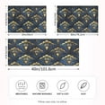 thumbnail image 2 of Yayeee Pillowcase Standard Size Set of 2 Satin Wrinkle Resistant Envelope Pillow Case, Blue Art Pattern, 2 of 8