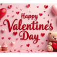 thumbnail image 4 of Valentine's Day Party Decoration Banner Heart Design Backdrop Event Photo Props Love Celebration Romance Gift Box Background, 4 of 4