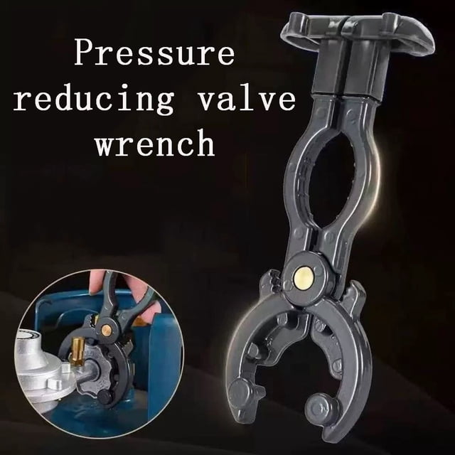Yunuuuoa 5 Packs Gas Tank Pressure Relief Wrench Natural Liquefied Gas Tool Multifunctional Spanner for Propane Cylinder and Camping Stove Maintenance Repair