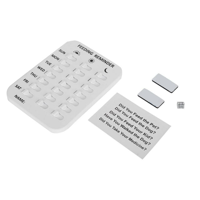 Daily Indication Chart For Pets Practical Simple Color Coding Pet Feeding Record Card Convinient Plastic For Instructions Remind Pet Feeding Pet ANGGREK Otros