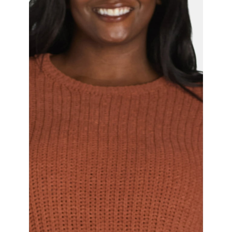 Plus size chenille sweater top