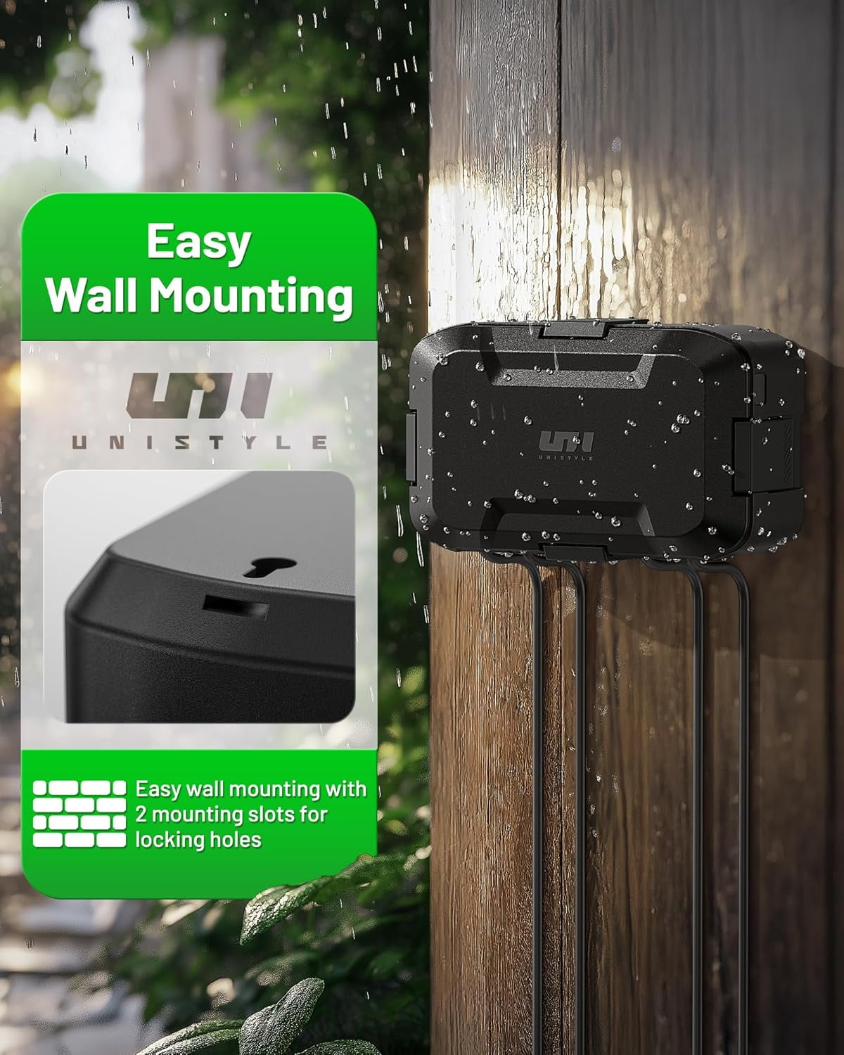 Outdoor Waterproof Electrical Box with IP55 Canvas, Weatherproof Extension Cord Cover for Power Strip & Plug