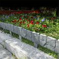 Garden Patio Edge Border, Imitation Stone Fence Panels, Patio Outdoor