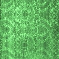 thumbnail image 1 of Ahgly Company Indoor Square Abstract Emerald Green Contemporary Area Rugs, 8' Square, 1 of 4