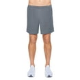 thumbnail image 2 of Expert Brand USA-Made Men's Oxymesh™ Fitness Athletic Shorts, Graphite, XL, 2 of 5