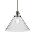 thumbnail image 2 of 43905NI Kichler Lighting Avery - 1 Light Pendant-11.75 Inches Tall and 14 Inches Wide-Brushed Nickel Finish, 2 of 4