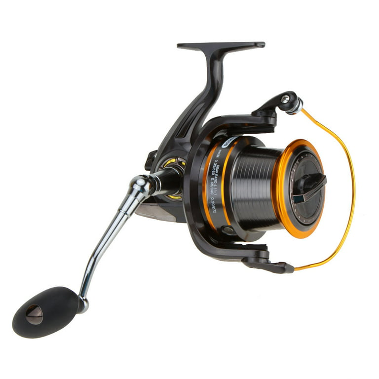 Big Spinning Reel Distant Wheel 20KG/44LB Max Drag 5+1BB All Metal Spool  Wire Long Cast Spinning Fishing Reels 8000/10000/12000