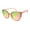 Pink, variant on Women's CC379 Retro UV400 Protective Cat Eye Fashion Sunglasses, 59.5mm
